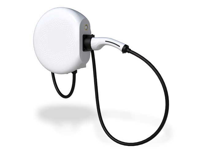Stazione di Ricarica Sinexcel Izar 7.4kW Monofase 32A, IP65 IK10, WiFi, Bluetooth, Ethernet, 2 Tessere RFID Incluse, Wall Box Bianco con Cavo Tipo 2 Lunghezza 3m